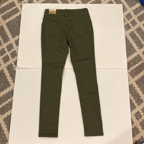 Mudd high rise green jeggings size 12 - Picture 3 of 5